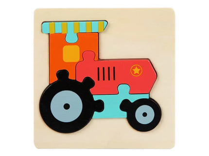 Puzzle Educaționale din lemn – Forme și Animale - Bebeboo - Totul pentru copii. Jucării, Hăinuțe, Perne, Mobilier, Textile