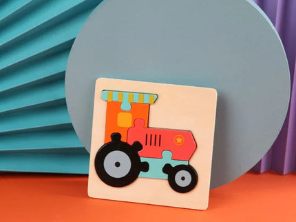 Puzzle Educaționale din lemn – Forme și Animale - Bebeboo - Totul pentru copii. Jucării, Hăinuțe, Perne, Mobilier, Textile