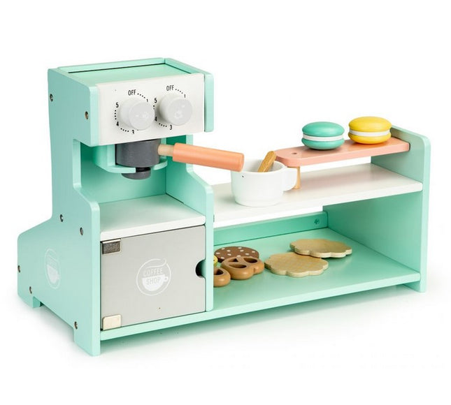 Bucatarie de lemn, coffee shop Ecotoys 4442