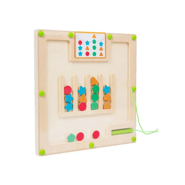 Placă magnetică cu labirint de forme și culori, 3 ani+ - Bebeboo - Totul pentru copii. Jucării, Hăinuțe, Perne, Mobilier, Textile