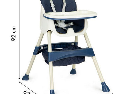 Scaun de masa 2 in 1 Ecotoys HC-823 - Bleumarin