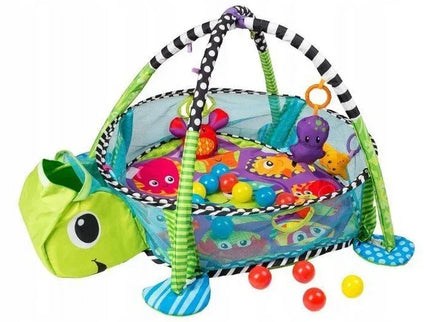 Salteluta de joaca cu bile Ecotoys 88967 Brosca Testoasa - Verde - Bebeboo - Totul pentru copii. Jucării, Hăinuțe, Perne, Mobilier, Textile