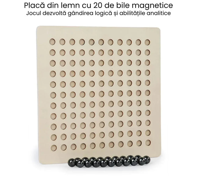 Joc de șah magnetic cu bile, 6 ani+ - Bebeboo - Totul pentru copii. Jucării, Hăinuțe, Perne, Mobilier, Textile