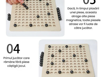 Joc de șah magnetic cu bile, 6 ani+ - Bebeboo - Totul pentru copii. Jucării, Hăinuțe, Perne, Mobilier, Textile