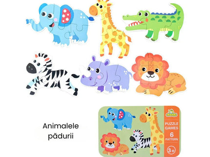 Set din 6 puzzle-uri pentru copii 3 ani+ - Bebeboo - Totul pentru copii. Jucării, Hăinuțe, Perne, Mobilier, Textile