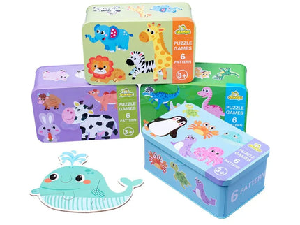 Set din 6 puzzle-uri pentru copii 3 ani+ - Bebeboo - Totul pentru copii. Jucării, Hăinuțe, Perne, Mobilier, Textile
