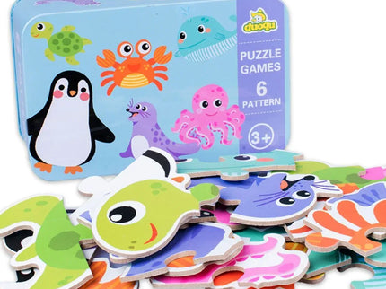 Set din 6 puzzle-uri pentru copii 3 ani+ - Bebeboo - Totul pentru copii. Jucării, Hăinuțe, Perne, Mobilier, Textile