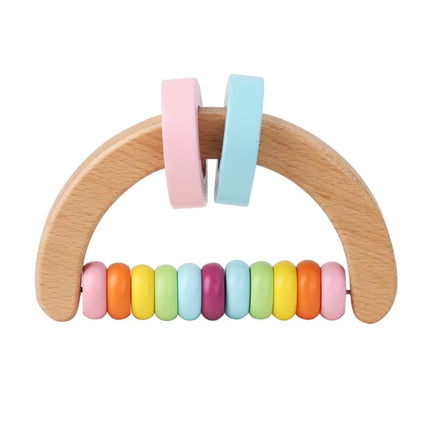 Set 4 jucării senzoriale din lemn, 6 luni+