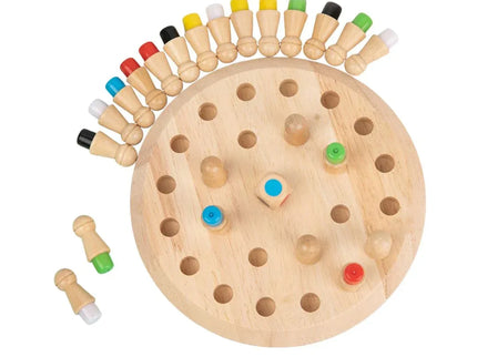 Joc de societate și memorie, din lemn - Memory Chess, 3 ani+ - Bebeboo - Totul pentru copii. Jucării, Hăinuțe, Perne, Mobilier, Textile