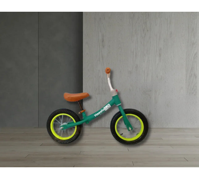 Bicicletă de echilibru Balance Lux Verde, Roți cauciuc - Bebeboo - Totul pentru copii. Jucării, Hăinuțe, Perne, Mobilier, Textile