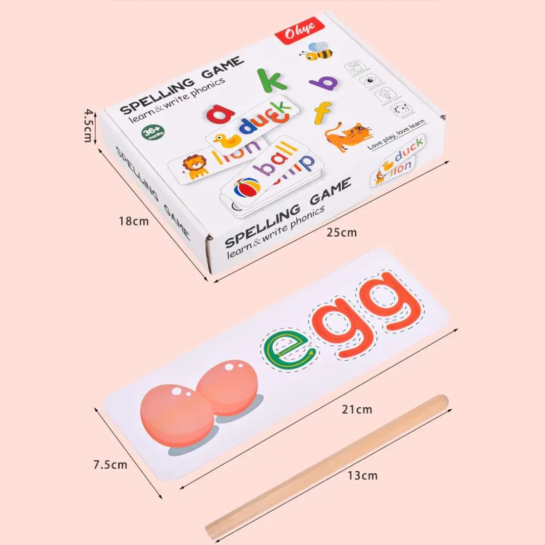 Joc de învățare și potrivire a literelor, 3 ani+