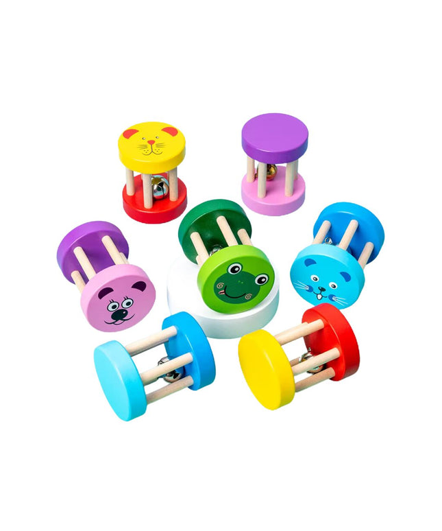 Zornăitoare din lemn, pentru bebeluși 6 luni+