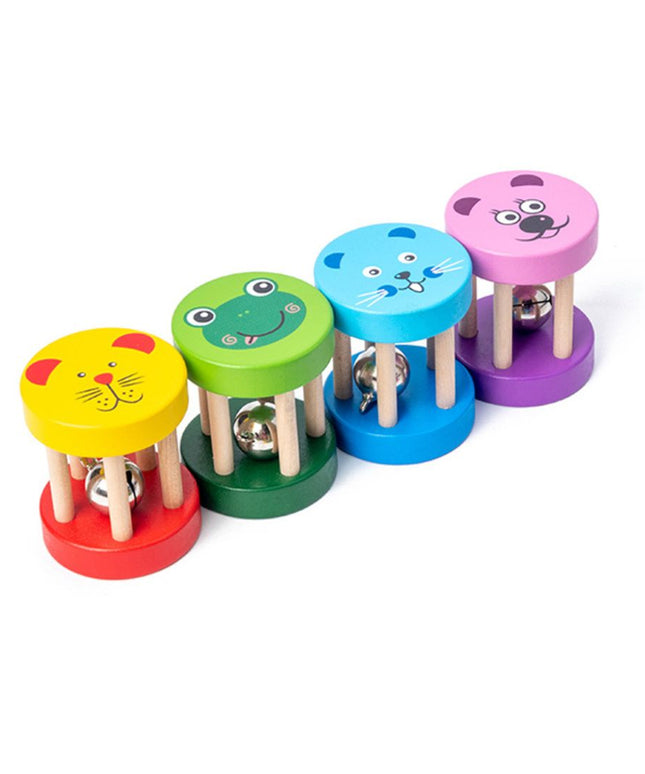 Zornăitoare din lemn, pentru bebeluși 6 luni+