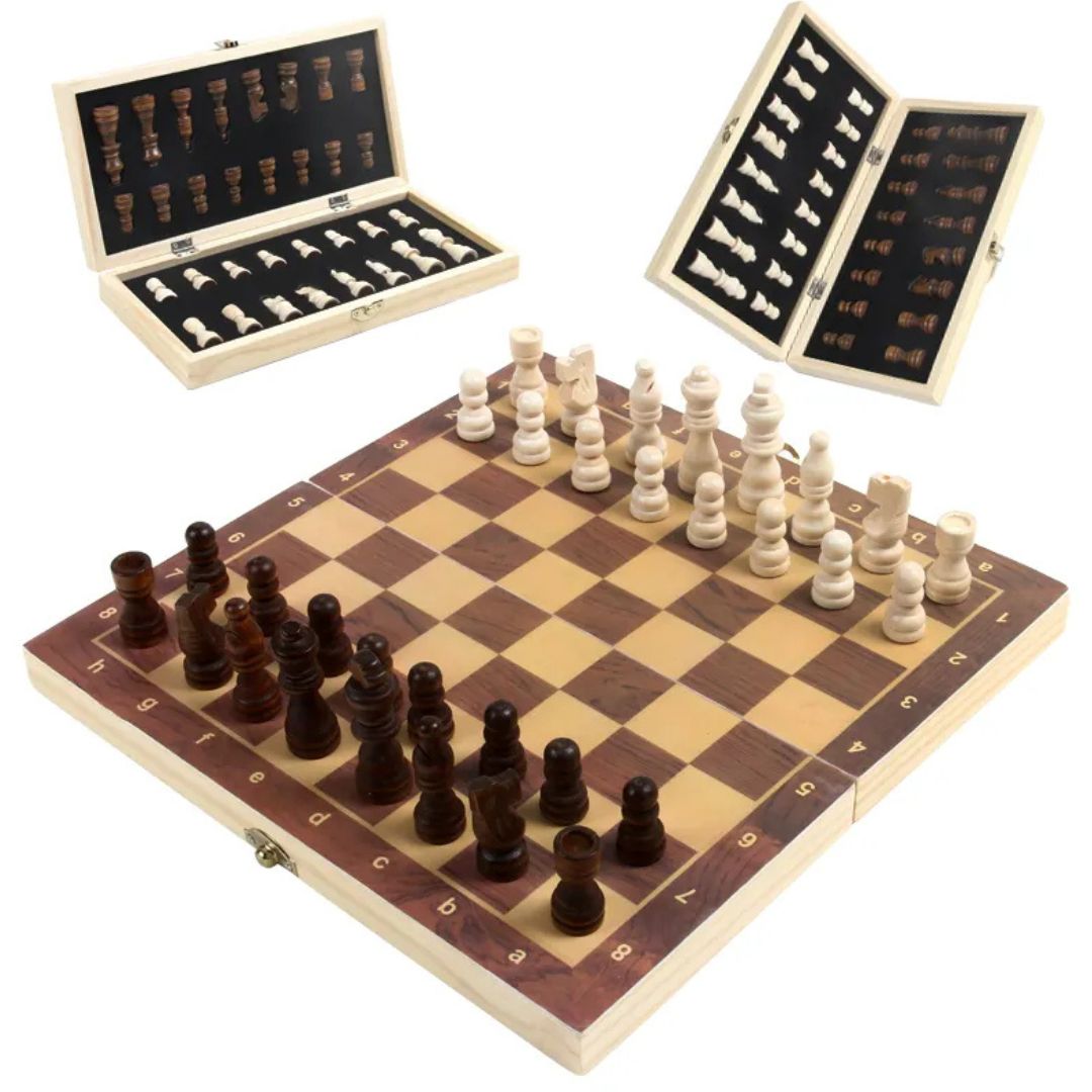 Joc de șah clasic, din lemn