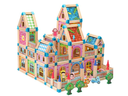 Set de construcție din 128 de piese, 3 ani+ - Bebeboo - Totul pentru copii. Jucării, Hăinuțe, Perne, Mobilier, Textile