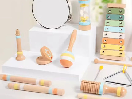 Set din 7 instrumente muzicale, 1 an+ - Bebeboo - Totul pentru copii. Jucării, Hăinuțe, Perne, Mobilier, Textile