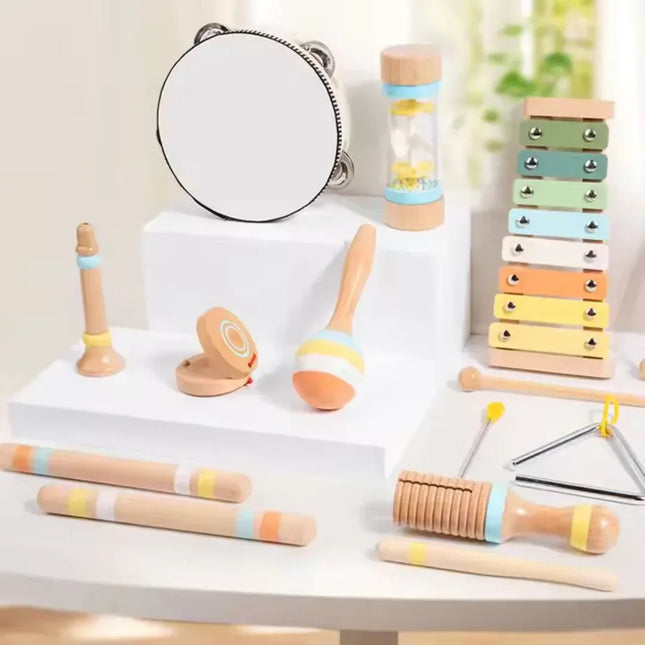 Set din 7 instrumente muzicale, 1 an+ - Bebeboo - Totul pentru copii. Jucării, Hăinuțe, Perne, Mobilier, Textile