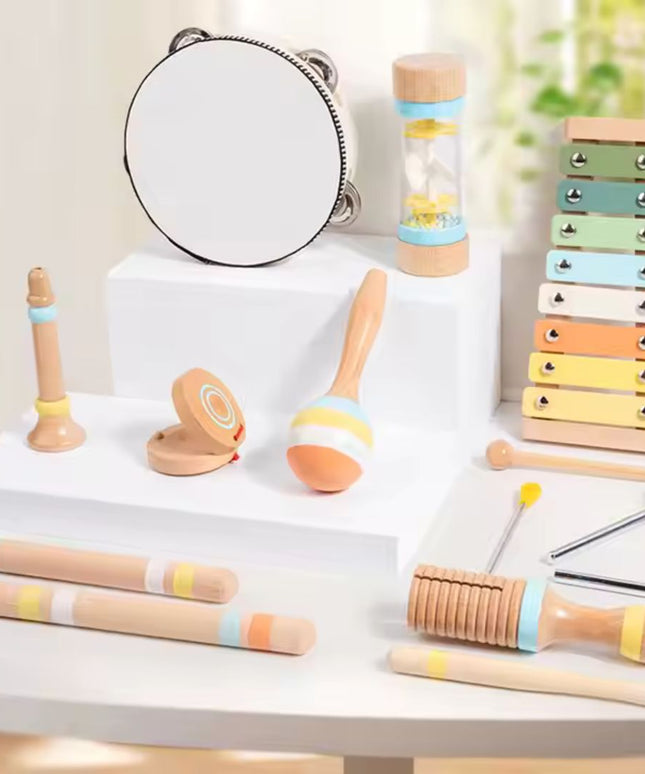 Set din 7 instrumente muzicale, 1 an+