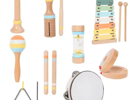 Set din 7 instrumente muzicale, 1 an+ - Bebeboo - Totul pentru copii. Jucării, Hăinuțe, Perne, Mobilier, Textile