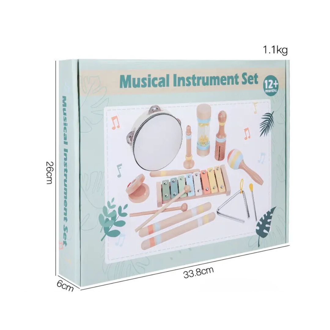 Set din 7 instrumente muzicale, 1 an+