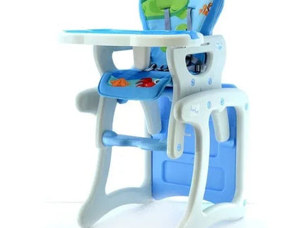 Scaun de masa multifunctional EURObaby HB-GY02 - Albastru - Bebeboo - Totul pentru copii. Jucării, Hăinuțe, Perne, Mobilier, Textile