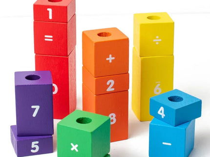 Joc educativ Aritmetica de Bază, piese din lemn și carduri interactive, 3 ani+ - Bebeboo - Totul pentru copii. Jucării, Hăinuțe, Perne, Mobilier, Textile