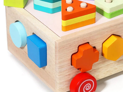 Sortator de Forme Geometrice cu Roți, 1 an+ - Bebeboo - Totul pentru copii. Jucării, Hăinuțe, Perne, Mobilier, Textile