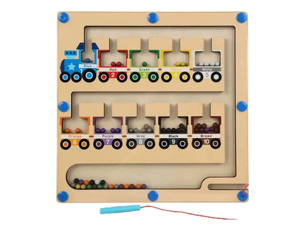 Trenuleț Magnetic al culorilor și numerelor, 3 ani+ - Bebeboo - Totul pentru copii. Jucării, Hăinuțe, Perne, Mobilier, Textile