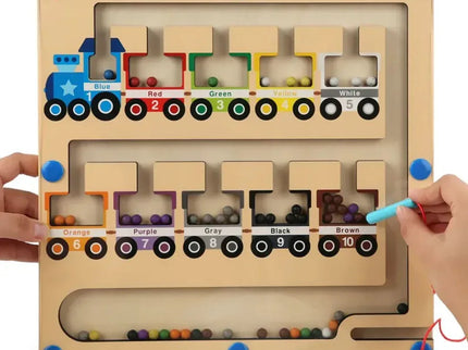 Trenuleț Magnetic al culorilor și numerelor, 3 ani+ - Bebeboo - Totul pentru copii. Jucării, Hăinuțe, Perne, Mobilier, Textile