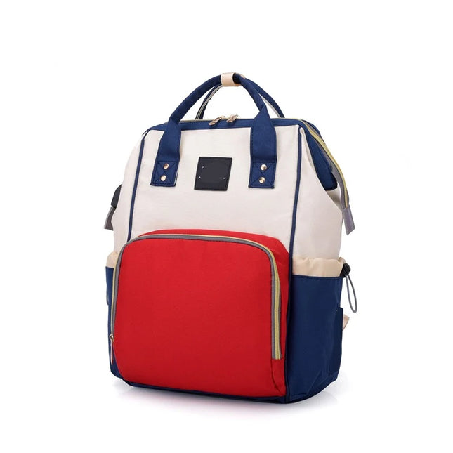 Rucsac pentru mamici si bebelusi, Model 3, marime universala, 44 x 26 x 17 cm