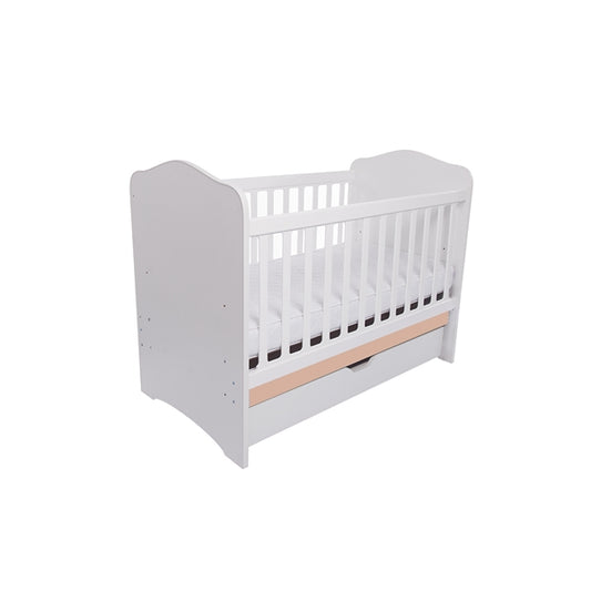 Patut VESSANTI Como cu sertar - Alb cu Cappucino