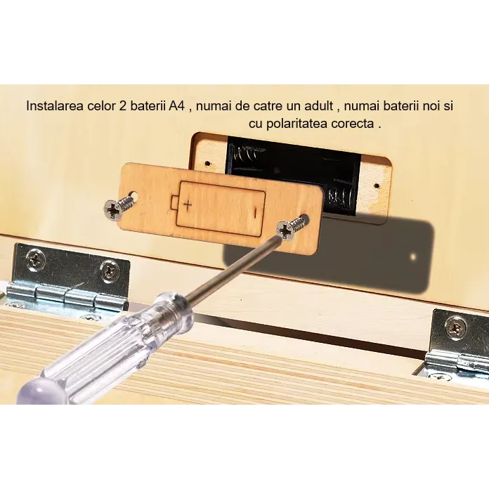 Geantă Pliabilă din Lemn – Panou Activități Montessori