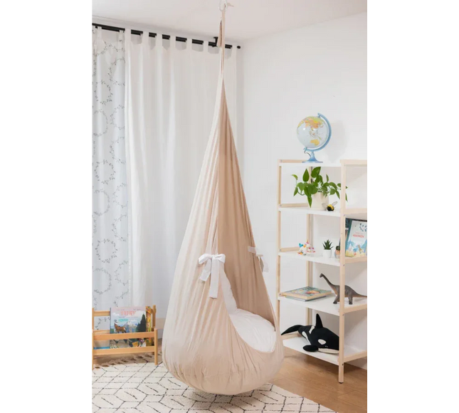 Cocon „Bezea pufoasă” cu fundițe - Bebeboo - Totul pentru copii. Jucării, Hăinuțe, Perne, Mobilier, Textile