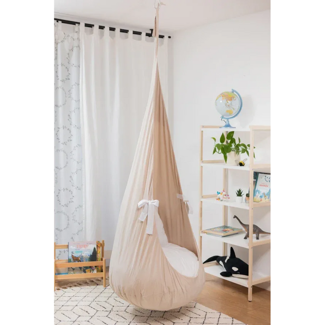Cocon „Bezea pufoasă” cu fundițe - Bebeboo - Totul pentru copii. Jucării, Hăinuțe, Perne, Mobilier, Textile