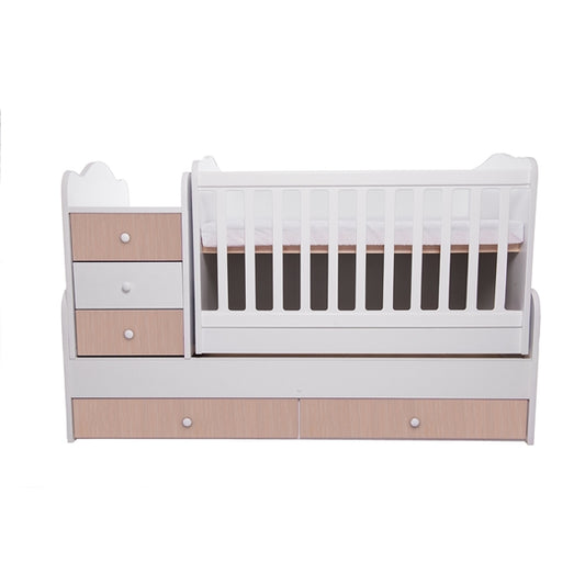 Patut transformabil VESSANTI Touring - Alb cu Natur