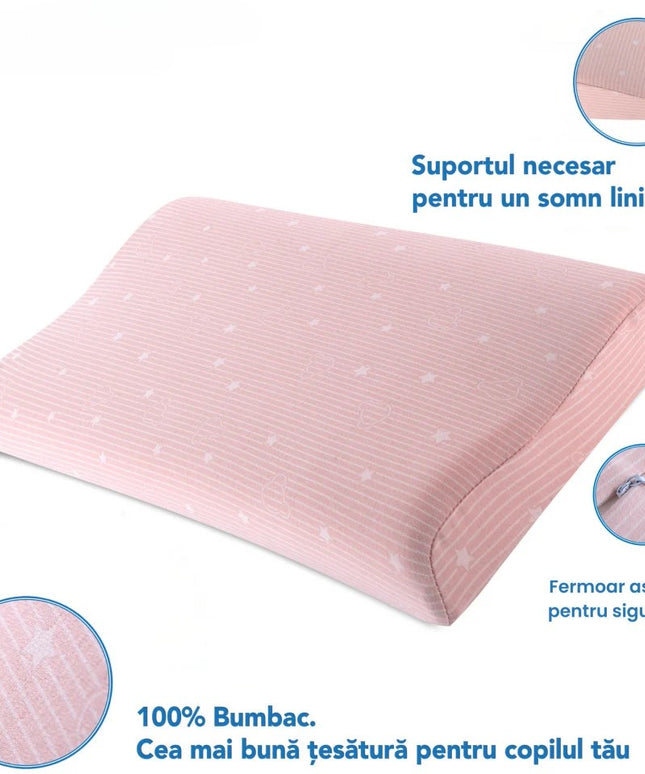 HUSA de schimb / Fata de perna - pentru Perna Copii Toddler - Roz - Bumbac 100%