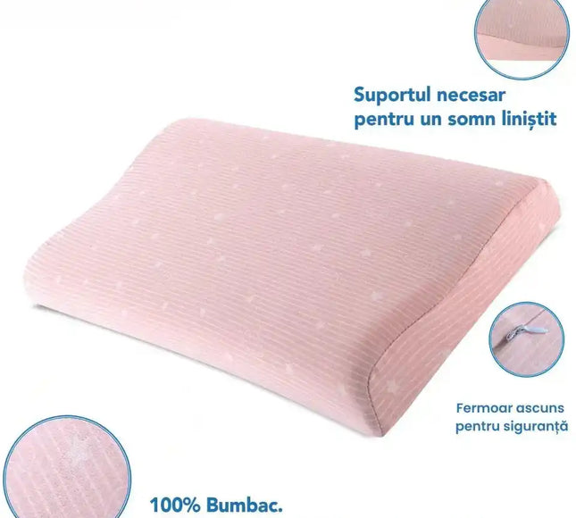 HUSA de schimb / Fata de perna - pentru Perna Copii Toddler - Roz - Bumbac 100% - Bebeboo - Totul pentru copii. Jucării, Hăinuțe, Perne, Mobilier, Textile
