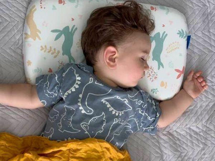 Perna ortopedica Baby pentru nou nascuti 8-24 luni | Multicolora cu Iepurasi | impotriva plagiocefaliei - Bebeboo - Totul pentru copii. Jucării, Hăinuțe, Perne, Mobilier, Textile