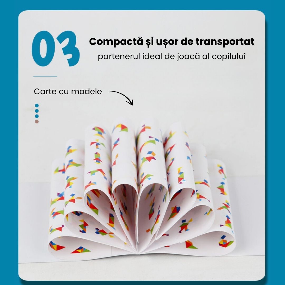 Tangram Kids - Joc de logică și creativitate, 3 ani+