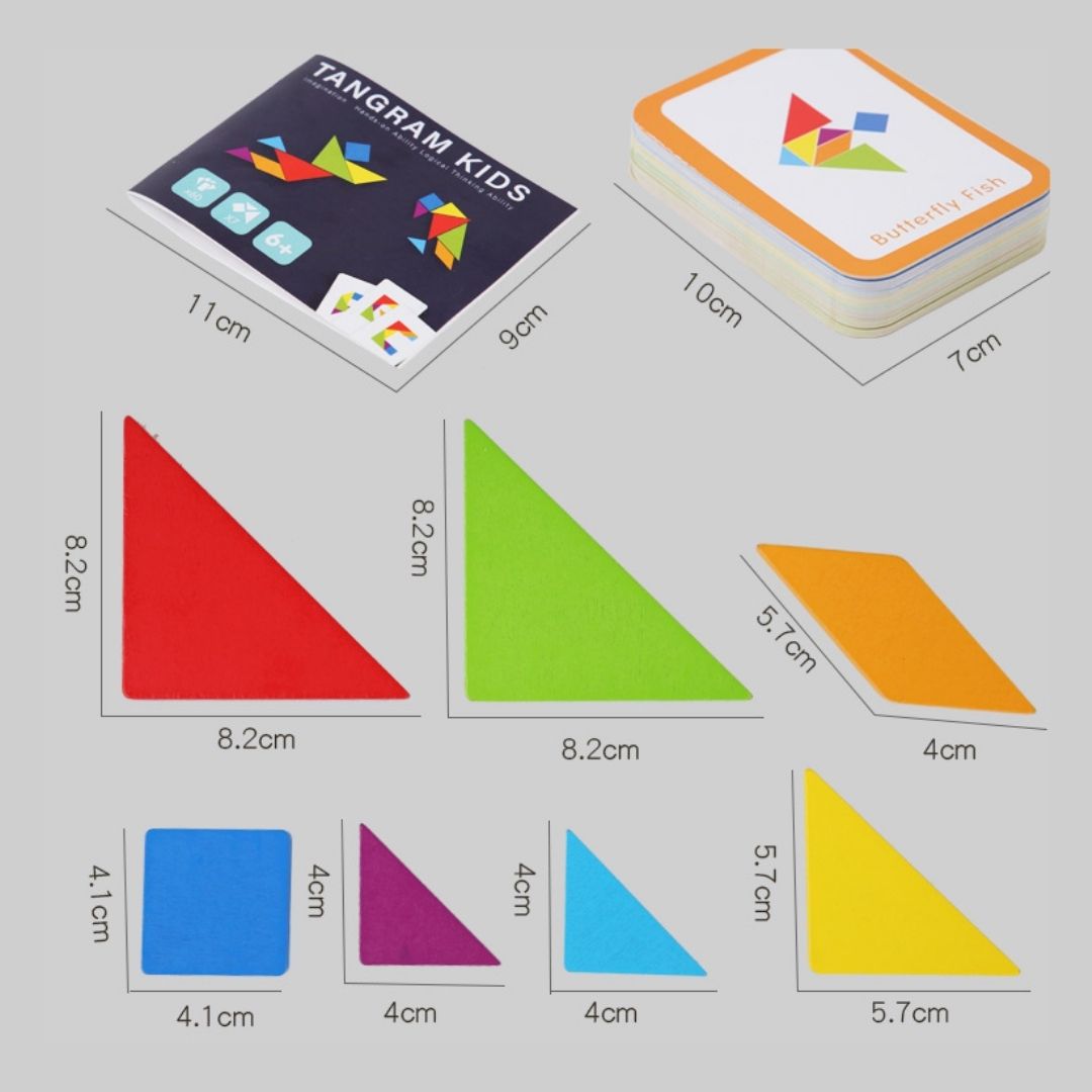 Tangram Kids - Joc de logică și creativitate, 3 ani+