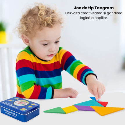 Puzzle din Lemn - Egg Puzzle, 7 pies, 3 ani+