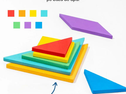 Puzzle din Lemn - Egg Puzzle, 7 pies, 3 ani+ - Bebeboo - Totul pentru copii. Jucării, Hăinuțe, Perne, Mobilier, Textile