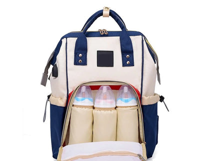 Rucsac pentru mamici si bebelusi, Model 3, marime universala, 44 x 26 x 17 cm