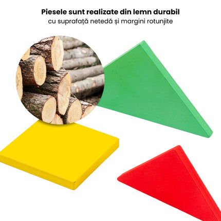 Puzzle din Lemn - Egg Puzzle, 7 pies, 3 ani+