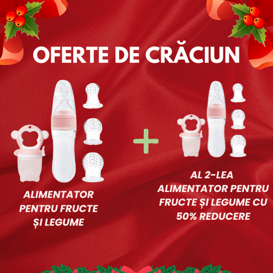 Ofertă de Crăciun: 1 Set alimentație bebeluși + al 2-lea set cu 50% reducere