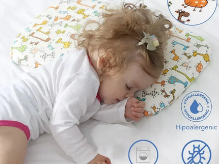 HUSA de schimb / Fata de perna pentru Perna ortopedica Baby nou nascuti 8-24 luni | Multicolora cu animalute - Bebeboo - Totul pentru copii. Jucării, Hăinuțe, Perne, Mobilier, Textile