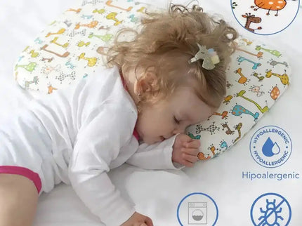 HUSA de schimb / Fata de perna pentru Perna ortopedica Baby nou nascuti 8-24 luni | Multicolora cu animalute - Bebeboo - Totul pentru copii. Jucării, Hăinuțe, Perne, Mobilier, Textile