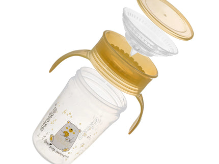 Cană anti-vărsare 360° pentru copii - 240 ml, galben
