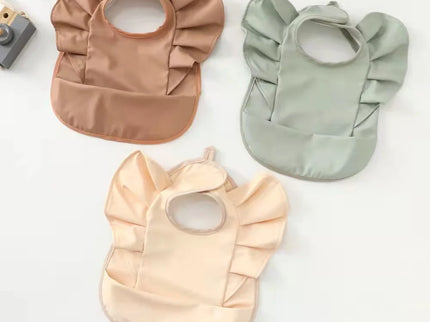 Baveta impermeabila pentru fetite, Model 2 - Green, 6-18 luni, poliester