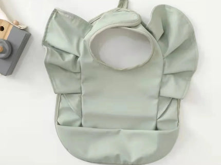 Baveta impermeabila pentru fetite, Model 2 - Green, 6-18 luni, poliester